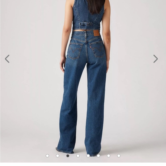 Levi's Ribcage Wide Leg Jeans - Picture 1 of 7